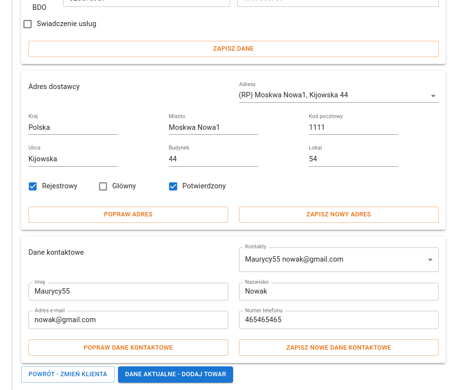 Nowa awizacja button